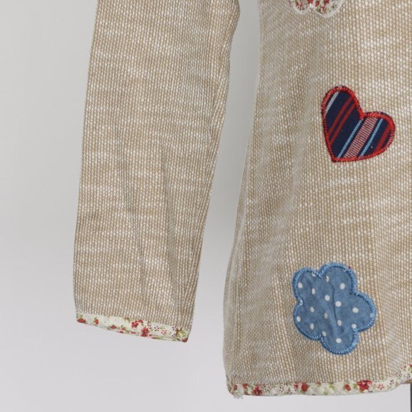 Dayou Fashion Woven Top Has Floral Trim size M - Picture 5 of 14